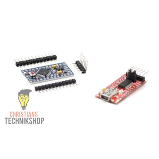 Arduino PRO Mini 5V Compatibel &amp; FT232RL Programming Adapter
