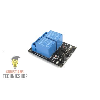 2-Channel 5V Relay / Relais Module 10A - 250VAC