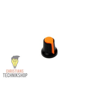 Potentiometer Knopf für 6mm Welle - Orange