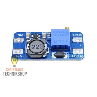 DC/DC MT3608 28V 2A Stepup-Module | Amplification of voltages | for Arduino