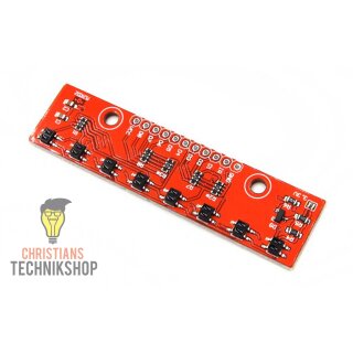 Tracking Module | Infrared-Recognition | Precise Line-Recogintion with 8 Sensorss for Robots | 8-bit