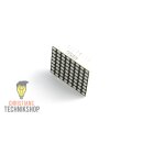 8x8 Highlight Rote LED Matrix | 64 rote 5mm LEDs im Quadrat