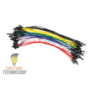 10 einzelne Jumper Wire | 20 cm Kabel | male auf male | viele Farben zur Auswahl