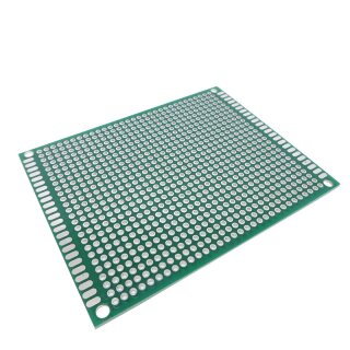 Lochrasterplatine Stripboard 70mm x 90mm 2,54mm | PCB Protoboard zum Schalten