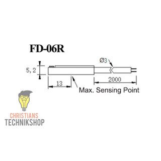 FD-06R 10-30VDC Reedswitch | 2-wired Magnetic Sensor Switch