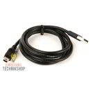 USB Cabel (black) | USB 2.0 A-Plug on Mini-B-Plug |...