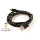 USB Kabel (schwarz) | USB 2.0 A-Stecker auf...