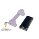 1602 LCD-Display-Holder out of acrylic glas | Universal compatible with LCD-Modules of the size 16x2 figures | Christians Technikshop