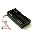 2-fach Batteriehalter f&uuml;r 2x 18650 Batterien | aus Kunststoff | 1 pcs 7,4V 12V Battery Case
