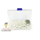 230-piece JST-XH-Plug-Set | 2-5 pole | 2.54mm Pitch | incl. pin strip casing | Christians Technikshop