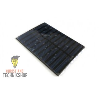 5,5V 250mA Solar Panel | Photovoltaikmodul f&uuml;r Arduino &amp; Bastelprojekte | kompaktes Solarmodul 11x6,9cm
