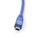 0.3 m USB-Connection Cable USB Type A on mini USB Plug | for Arduino etc. | Christians Technikshop