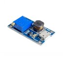 DC-DC Stepup-Modul 2A mit micro USB | justierbarer...