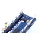 Nano V3 soldered | developer board for Arduino IDE | ATMEL ATmega328P AVR Microcontroller | CH340-Chip | Christians Technikshop