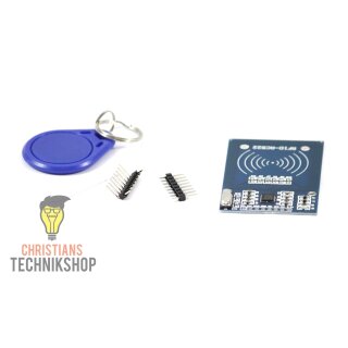 RFID RC-522 Kartenleser Transponder Modul f&uuml;r Arduino, Raspberry Pi, etc