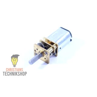 mini geared motor | DC12V N20 | 100rpm | metal cogs | Christians Technikshop