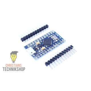 Pro Micro | developer board for Arduino IDE | ATMEL ATmega32U4 AVR Microcontroller | 5V/16MHz | Christians Technikshop