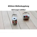 Wellenkupplung 20mm 5NM - 6,35mm / 8mm