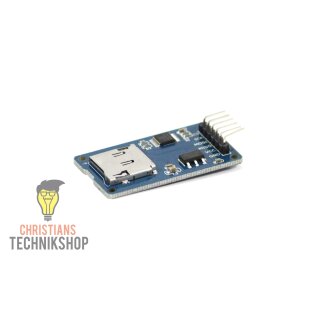 micro SD Karten-Adapter Push &amp; Push Technik f&uuml;r Arduino